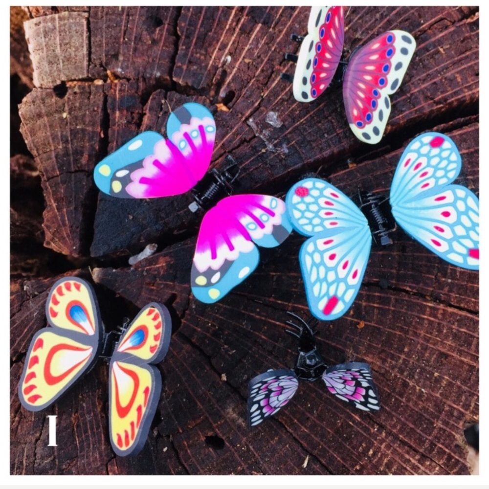 🦋 Seven Butterfly Claw Hair Clips  🦋 - Picture 6 of 8